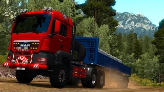 407.1/ ETS 2 V1.38/ Суровая Россия. Сибирь R8 / MAN TGS 6X6/ Оха - Уэлен (зачем я туда поехал?!)