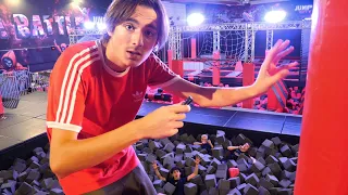 ASMR IN TRAMPOLINE PARK