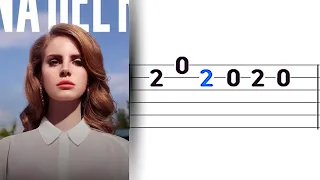 Lana Del Rey - Born To Die (Easy Guitar Tabs Tutorial)