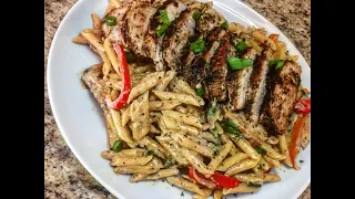 Jerk Chicken W/Rasta Pasta