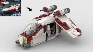 LEGO Star Wars Republic Gunship Midi Scale - Alternate Build of 75333 Obi-Wan Kenobi’s Starfighter