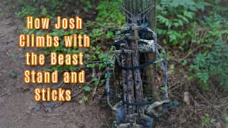 HOW JOSH CLIMBS WITH THE BEAST STAND AND STICKS