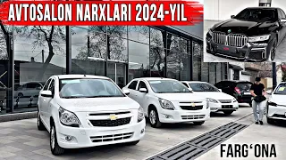 2024-yil Avtosalon narxlari [ cobalt, jentra, spark ]  va inomarka