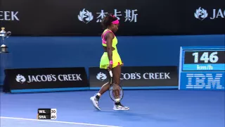 What a shot! Serena Williams (Final) - Australian Open 2015