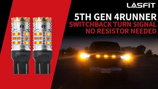 2021 4Runner Switchback LED Turn Signal Lights Anti Hyper Flash Error Free - Install and Review