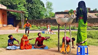 TRY TO NOT LAUGH CHALLENGE Must watch new funny video 2021by fun sins village boy comedy video।ep114