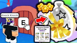 DO THIS and GET SECRET EXCLUSIVE CHROMA BALLOON EGG in Pet Simulator 99 Myths..