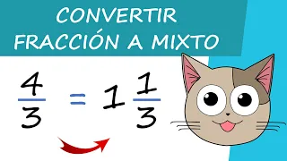 CONVERTIR FRACCIÓN IMPROPIA A MIXTA - cAD