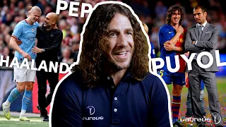 Carles Puyol on Pep Guardiola and Erling Haaland