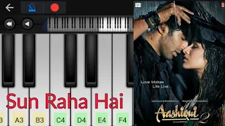 Sun Raha Hai Na Tu | Aashiqui 2 | Easy Piano Tutorial