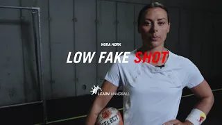 Low fake shot with Nora Mørk, handball exercise (english sub) - Believe in yourself - Learn handball