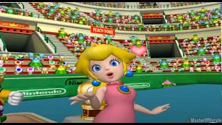 Mario Power Tennis: Peach’s Trophy Celebrations