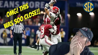 #1 Georgia vs. #8 Alabama (Georgia Fan Reacts!)  SEC Championship!!