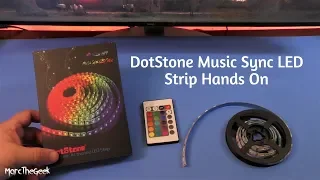 DotStone Music Sync LED Strip Hands On (Good for Gaming too!)