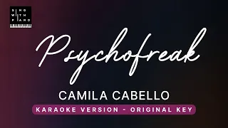 Psychofreak - Camila Cabello (Original Key Karaoke) - Piano Instrumental Cover with Lyrics