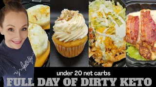 What I Eat In A Day On Keto🍔Extremely Dirty Keto🥗All Fast Food