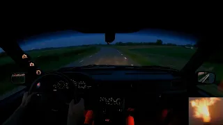 Volvo 940 TURBO POV spitting flames