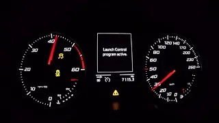 LAUNCH CONTROL-200 km/h 2018 SEAT LEON FR 2.0 TDI DSG 135 KW (184 HP)