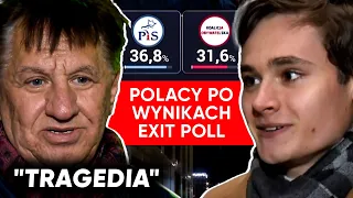 "Tragedia". Warszawiacy komentują wynik wyborów exit poll