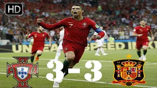 Portugal vs Spain 3-3 All goals & Highlights 15/06/2018 (Group Stage)  World Cup 2018 HD