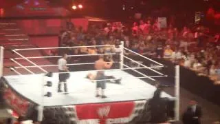 WWE Title Dark Match-John Cena vs Edge-Mon Night Raw(Austin, TX 5/31/10)