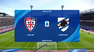 PES 2021 | Cagliari vs Sampdoria - Italy Serie A | 07/11/2020 | 1080p 60FPS