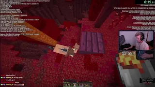 Tfue new pb 23m 43s speedrun (bastion blind travel run) minecraft 1.16.1 RSG Any%