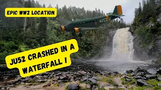 Hitler`s JU52 crashed in a waterfall. AMAZING WW2 history.