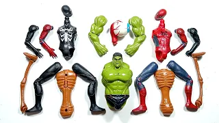 Merakit Mainan Spider-Man, Hulk Smash, Venom dan Siren head ~ Avengers