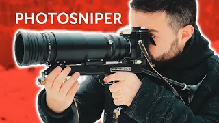 Shooting With A Weird Soviet Sniper Lens (complete kit review)