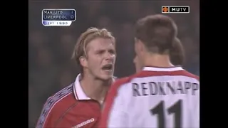 David Beckham vs Liverpool I Old Trafford I Premier League 98/99