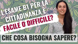 Cosa bisogna sapere per l'esame B1 per la cittadinanza