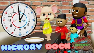 Hickory Dickory Dock Song | Nursery Rhymes + Kids Song @whatsthatrhyme