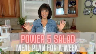 How to Make the Power 5 Salad - Meal Plan for a Week!