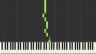 The Beatles Eleanor Rigby [Easy Piano Tutorial] (Synthesia) Right Hand Only