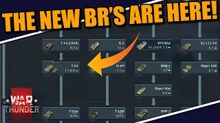 War Thunder - BR CHANGES are HERE! Changes to track friction, addition of rounds & MORE!