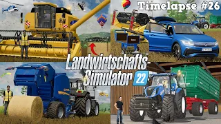 Eine riesige GETREIDEERNTE mit NEW HOLLAND, DJI DROHNE & @TheCamPeRYT! 🌾🚜💨 | [LS22] - Timelapse #26