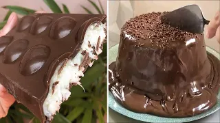 999+ WHITE and DARK Chocolate Cake Decorating Ideas For Holiday | Tasty Chocolate Cake Compilation