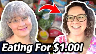 Eating For $1 A Meal: Cheap And Easy Meal Ideas! Grocery Budget Audit
