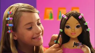 Moxie Girlz Magic Hair Salon stylin heads commercial (2014)