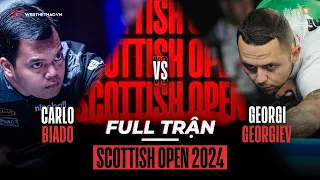 FULL TRẬN | CARLO BIADO vs GEORGI GEORGIEV | GIẢI BILLIARDS SCOTTISH OPEN 2024