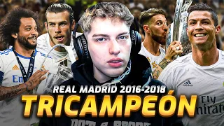 DAVOO XENEIZE REACCIONA AL REAL MADRID TRICAMPEON DE CHAMPIONS (2016-2017-2018) - FORZA CHAMPIONS