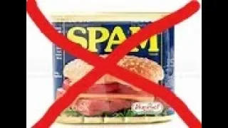 I Will No Longer Buy SPAM!