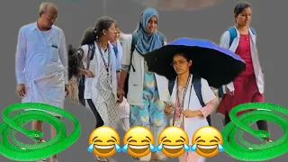 Plastic snake 🐍 prank 😂 watch full vedio #beardking #funny #newpost #newfeed #hyderabadicomedy