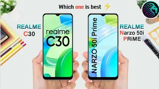 Realme C30 Vs Narzo 50i Prime || Full Comparison ⚡ Which one is best