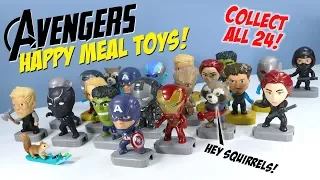 Avengers Endgame McDonalds Happy Meal Toys Full Collection 2019