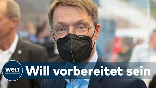 ZOFF UM FFP2-MASKE: Lauterbach will für Herbst Option für Maskenpflicht