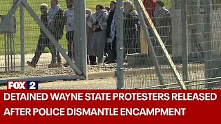 Police clear WSU encampment, arrest and release protesters
