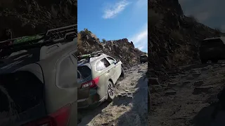 2016 Subaru Outback completing "The Gap" at Black Gap Road
