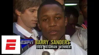 Barry Sanders Heisman Trophy special [rare video] | ESPN Archives